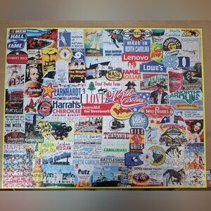White Mountain 1000 Piece Puzzle "I Love North Carolina"